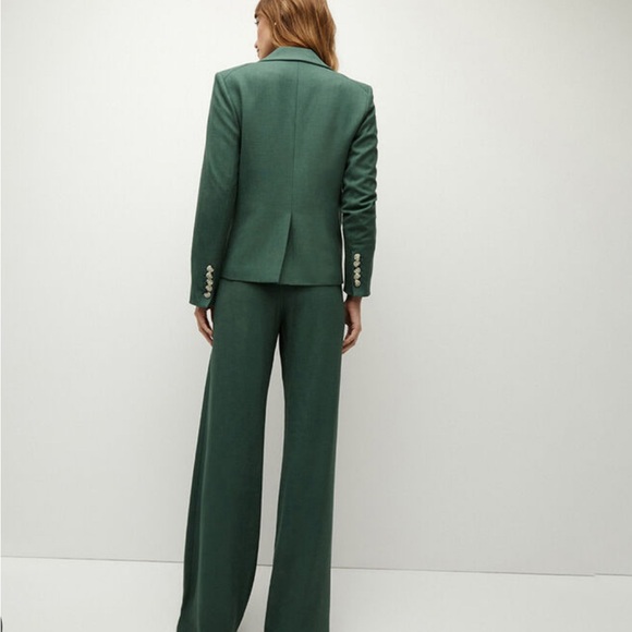 Veronica Beard Green Suit with Kona Dickey Jacket and Wide-Leg Pants (Like new) - Picture 5 of 14